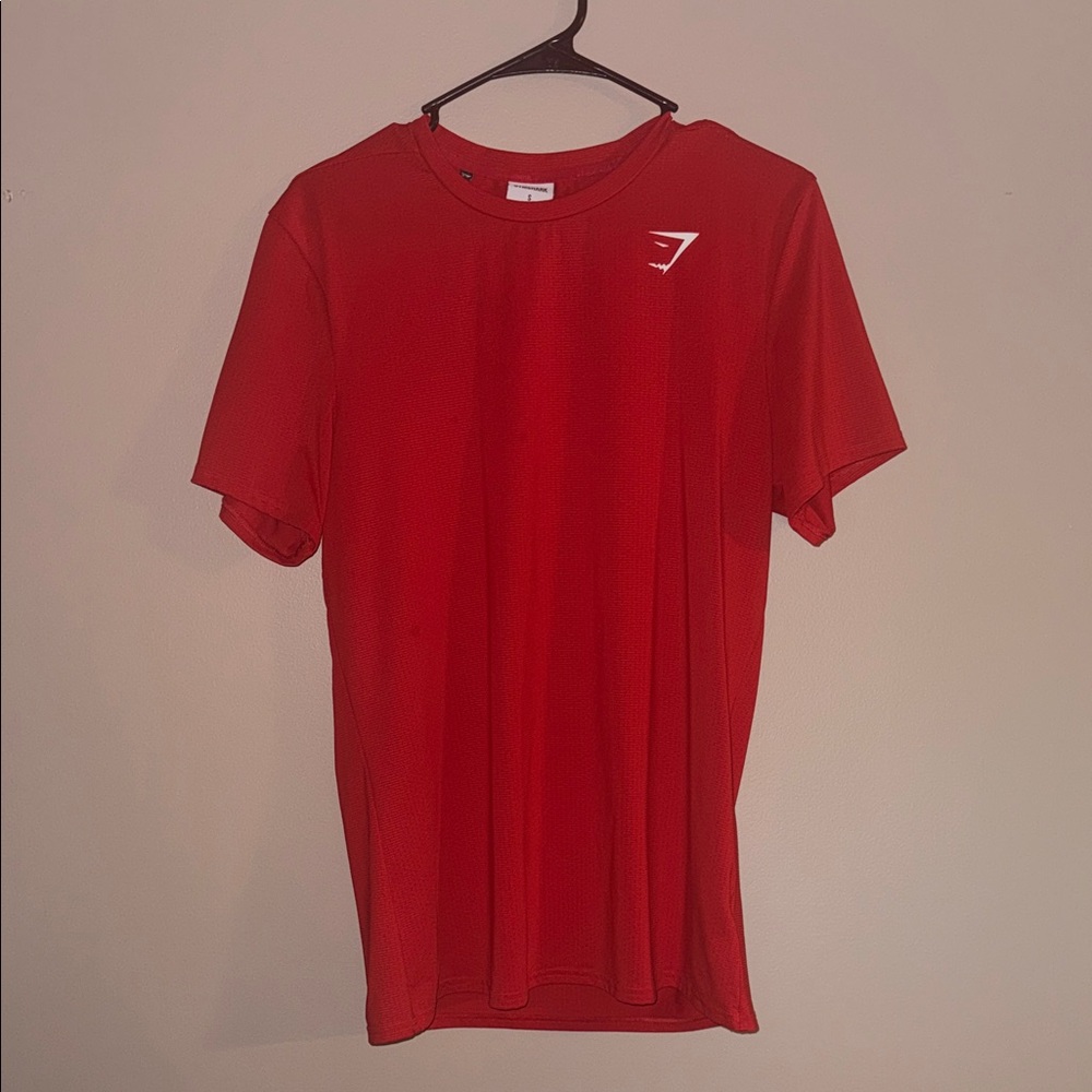 Gymshark Red Short Sleeve Tee